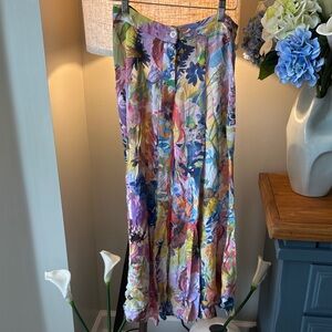 H&M Colorful Floral Skirt